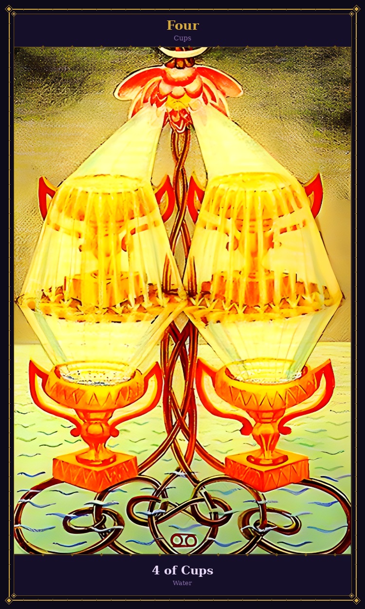 4 of Cups