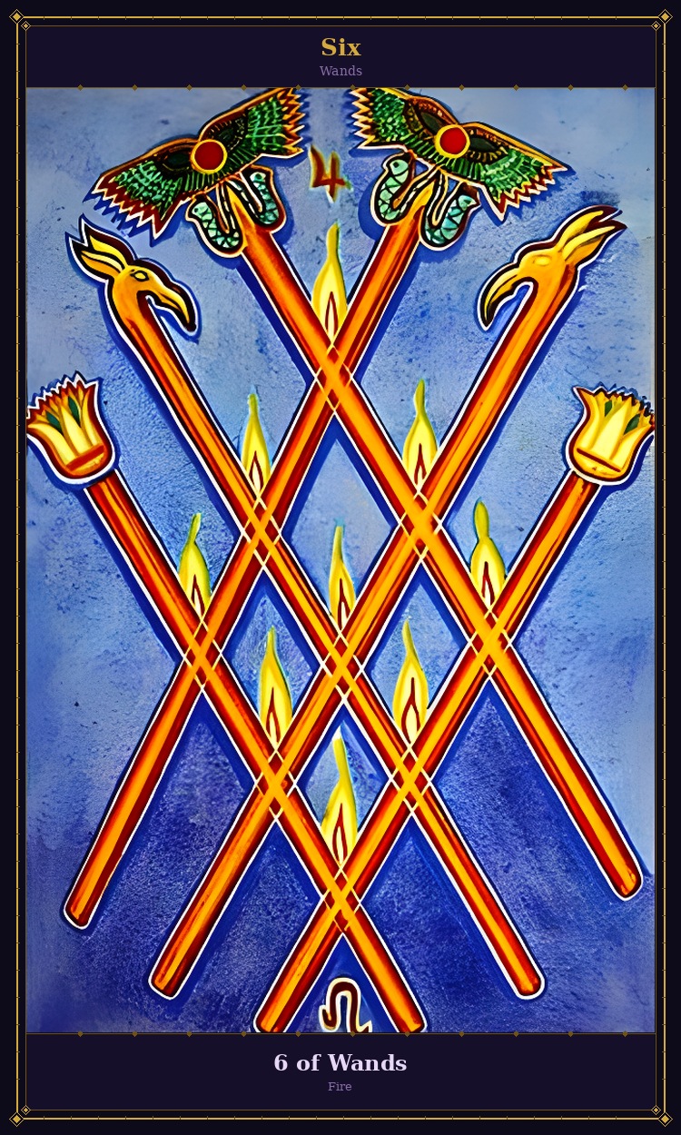 6 of Wands