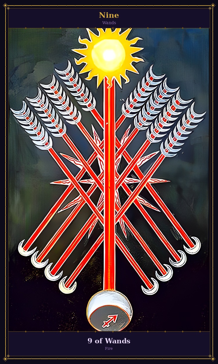 9 of Wands